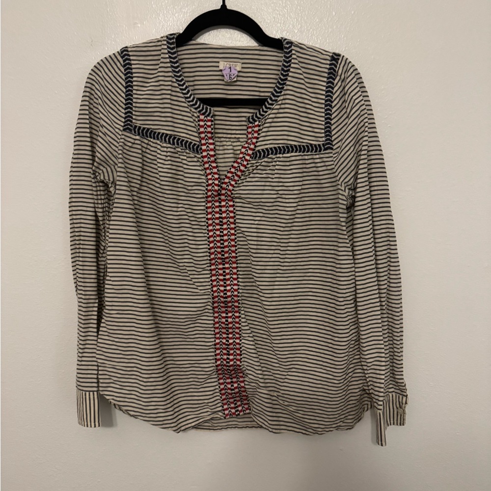Striped Long Sleeve Top